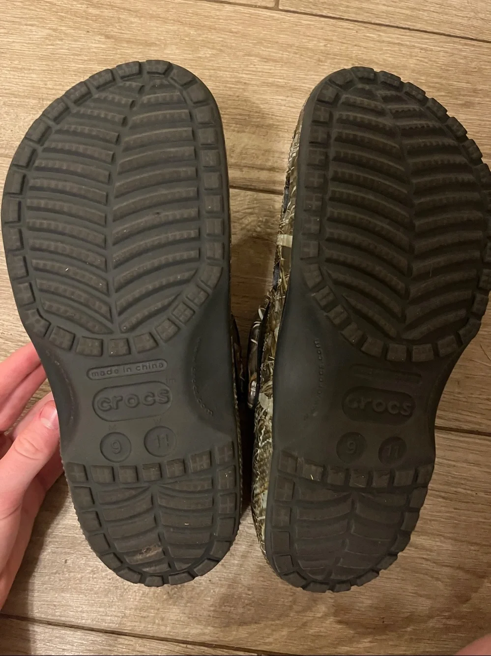 Camo crocs